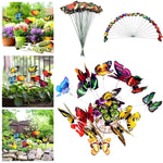 Papillons décoration extérieure pack de 10