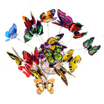 Papillons décoration extérieure pack de 10