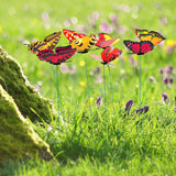 Papillons décoration extérieure pack de 10