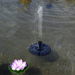 Mini fontaine à eau solaire, décoration