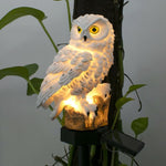 Lampe solaire hibou, décoration