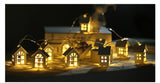 Guirlande de Noël LED, maison de Noël