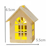 Guirlande de Noël LED, maison de Noël