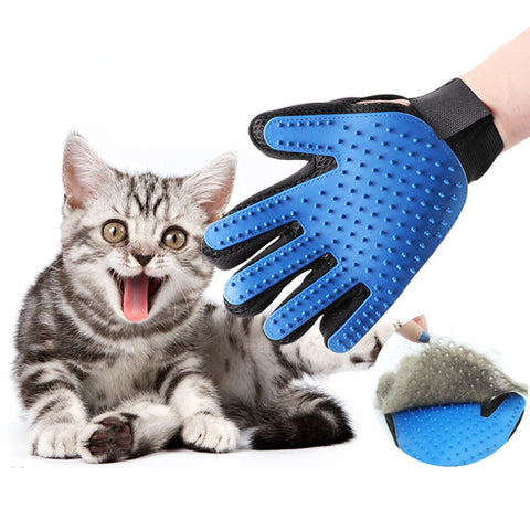Gant de toilette pour chien et chat