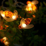 Guirlande zen, LED abeilles lumineuses