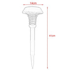 Lampe anti moustique solaire UV lumière LED