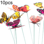 Papillons décoration extérieure pack de 10