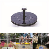 Mini fontaine à eau solaire, décoration