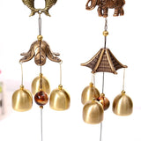 Carillon de vent cuivre Oriental chanceux
