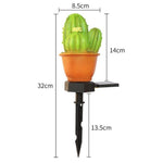 Lampe LED solaire Cactus, ananas