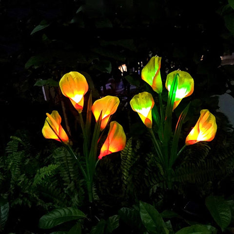 Lampe LED fleurs décoration