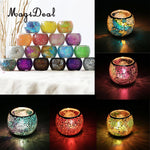 Photophore, assortiment marocain en verre