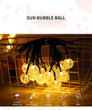 Guirlande zen, Led solaire chaîne lumières boules, décoration