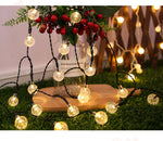 Guirlande zen, Led solaire chaîne lumières boules, décoration