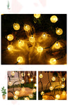 Guirlande zen, Led solaire chaîne lumières boules, décoration
