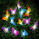 Papillon multicolore, décoration Led