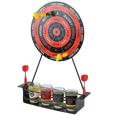 Mini jeu de fléchettes, avec 4 tasses