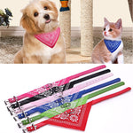 Collier cravate bandana pour chats et chiens