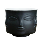 Pot de fleur visage, décoration  jardin