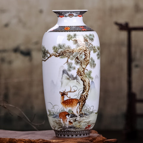 Vase en céramique Vintage Style chinois