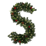 Couronne de Noël pour porte et cheminée