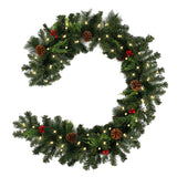 Couronne de Noël pour porte et cheminée