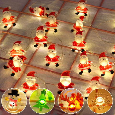 Guirlande de Noël LED, décoration maison