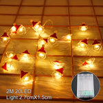 Guirlande de Noël LED, décoration maison