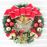 Couronne de Noël LED pour porte