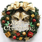 Couronne de Noël LED pour porte