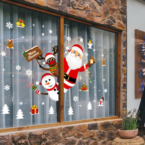 Décoration de Noël pour fenêtre