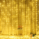 Décoration de Noël, Nouvel An, rideau LED