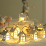 Guirlande de Noël LED, maison de Noël