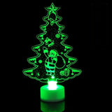Décoration de Noël, support avec bougie LED