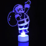 Décoration de Noël, support avec bougie LED