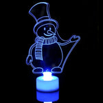 Décoration de Noël, support avec bougie LED
