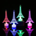 Décoration de Noël, support avec bougie LED