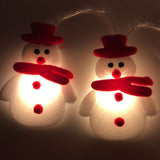Guirlande de Noël LED, Bonhomme de neige