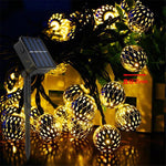 Guirlande LED, boules Marocaine