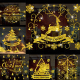 Autocollants statiques fenêtre, décoration de Noël