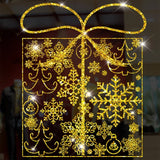 Autocollants statiques fenêtre, décoration de Noël