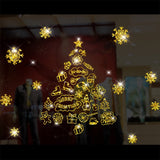 Autocollants statiques fenêtre, décoration de Noël
