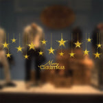 Autocollants statiques fenêtre, décoration de Noël