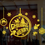 Autocollants statiques fenêtre, décoration de Noël