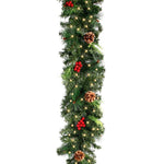 Couronne de Noël pour porte et cheminée